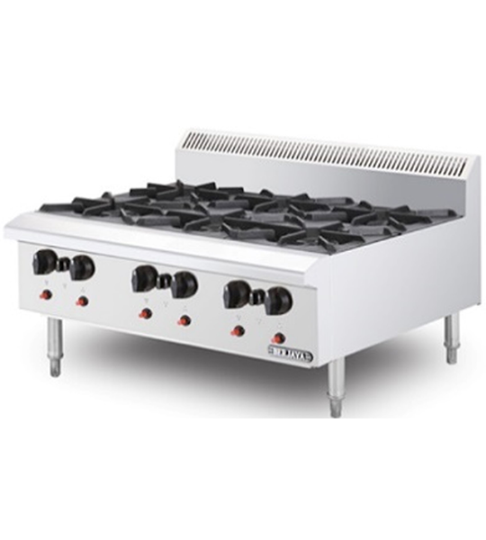 6 Open Burner