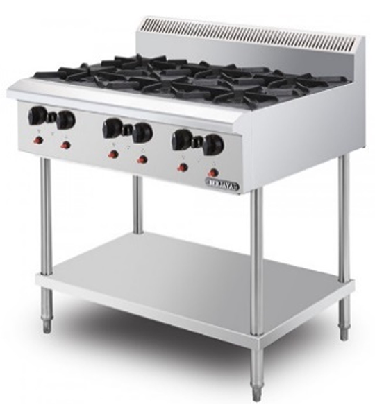 6 Open Burner With Standing