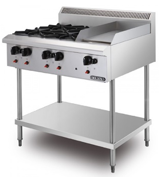 Combination 2 Open Burner & Grddle With Standing