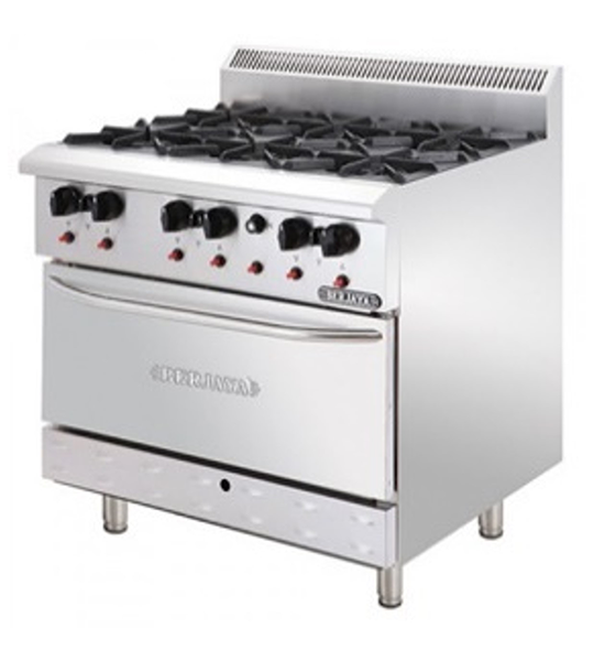 4 Open Burner With Oven